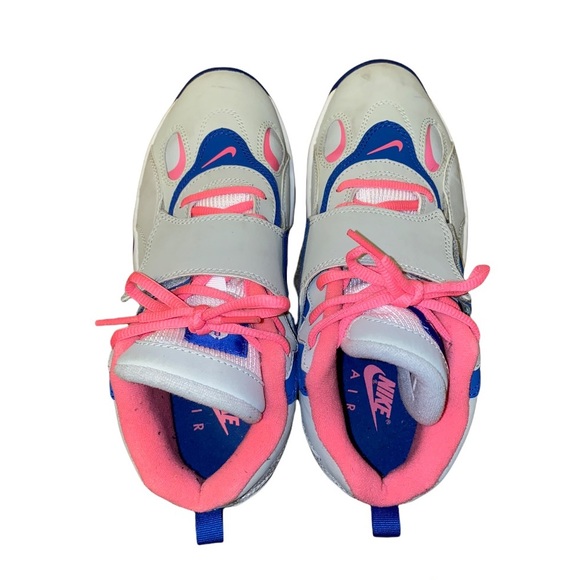 [Nike] Kid’s Air Speed Turf GS Grey Blue Pink - Picture 5 of 8